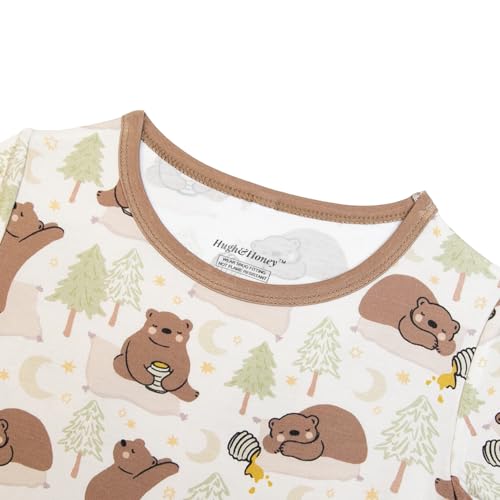 HUGH & HONEY SnugFlex™ Romper, Bamboo Viscose, Baby and Toddler Pajamas, No Zip with Convertible Hands and Feet Coverage3