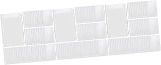MAGICLULU 150 Peças Saco De Buggy Com Zíper A6 Envelopes Sacos De Armazenamento Transparentes Pastas De Arquivo Transparentes Organizador De Documentos De Projeto Bolsa Com Zíper Extra