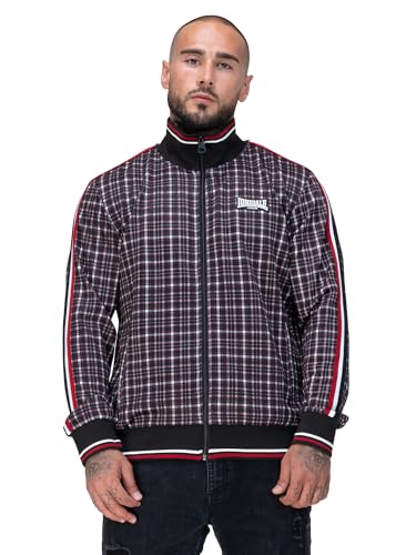 Haut de survêtement noir Lonsdale London WHELLEY homme veste sport