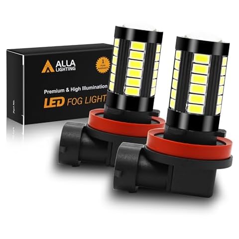 Alla Lighting H8 H11 LED Fog Lights Bulbs Cover