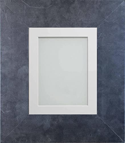 Frame Company Valencia Grey Slate 24x20 Frame With White Mount For 20x16 inch