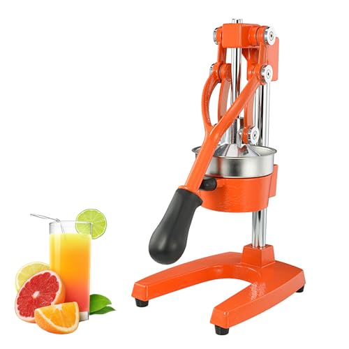 Exprimidor de cítricos de hierro fundido, prensa manual para limón, lima y naranja, filtro de acero inoxidable, exprimidor de frutas resistente para cocina