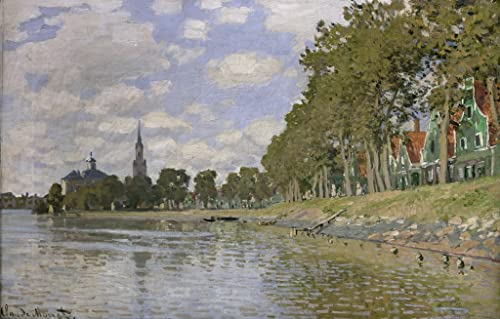 Affiche Toile Zaandam Claude Monet 60x90cm pour habiller un mur vide sans effort