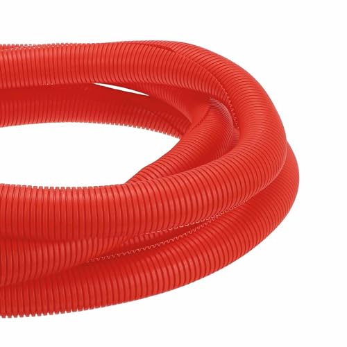 DMiotech 20ft Wire Loom Split Tubing 2 Inch(50.8mm) ID Red