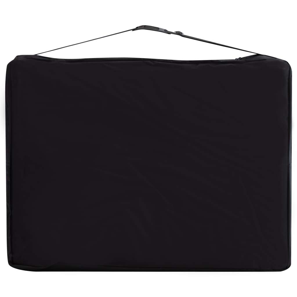 Table de Massage Pliable 3 Zones Aluminium Noir et Beige,Santé & beauté,Hygiène personnelle,Massage & Relaxation,Tables de Massage,17.1 kg-110237