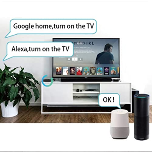 UanTii Smart IR Remote Control with Temperature Humidity Tuya Wifi Universal Infrared Remote with Time Date Display for AC TV Fans, App Remote Control,Support Alexa and Google Home (With Backlight)