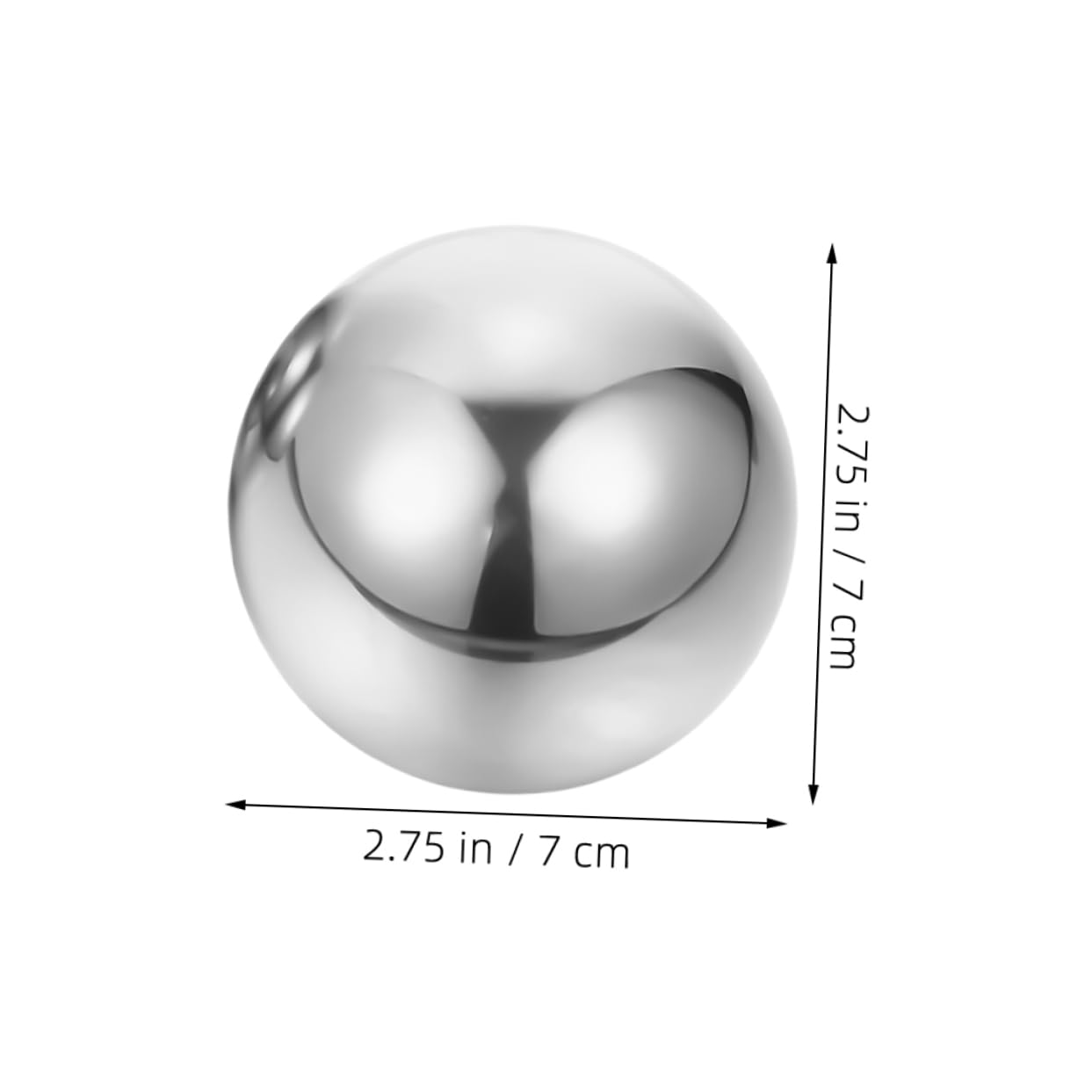 minkissy 1 Pair Stainless Steel Baoding Balls Fitness Balls Metal Hand Massager Balls Exercise Balls for Deep Tissue Massage and Hand Therapy