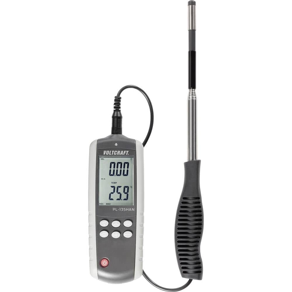 Anémomètre VOLTCRAFT PL-135HAN 0.1 à 25 m/s