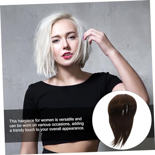 Beatifufu peruca invisível boni natural natu hair perucas de peruca pedaços de cabelo humano extensõ