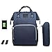 AISENPARTS Borsa per pannolini Zaino da viaggio impermeabile per bambini con porta di ricarica USB Zaino per la cura della mummia Borsa per neonati di grande capacità Borsa per pannolini