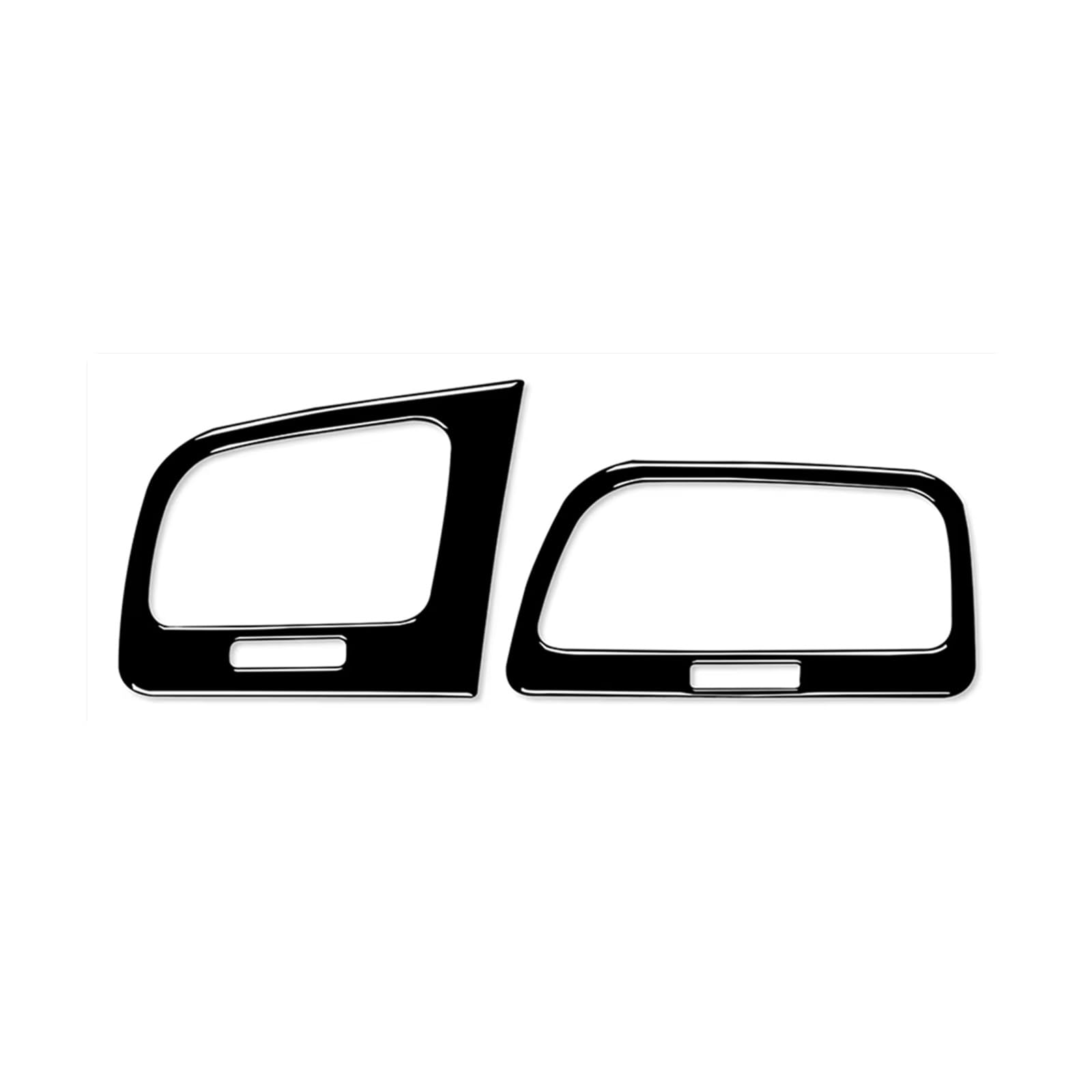 Dashboard Outlet Cover Compatible with VW for Golf 7 for MK7 for GTI 2013-2017 LHD RHD Car Side Air Vent Trim Sticker Air Outlet Decorative Frame Cover