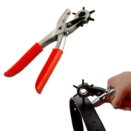 Alicate Perfurador De Couro 9 Pol Cabeça Giratória C/6 Bicos