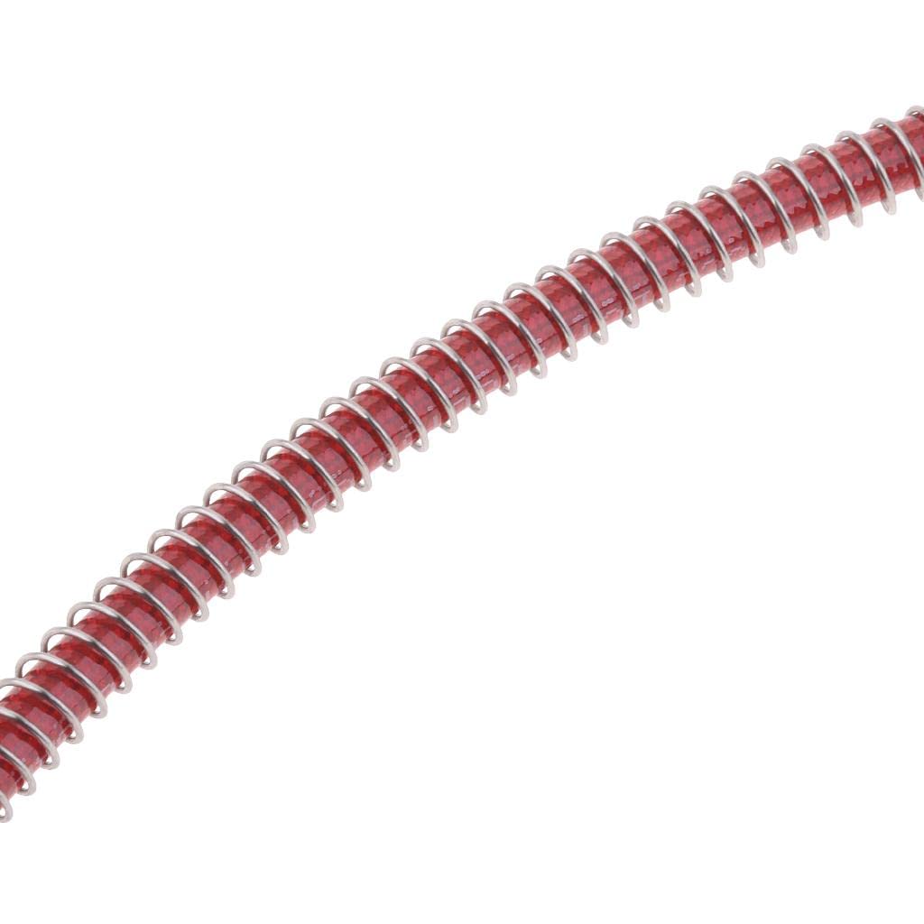 CALANDIS® 45cm Red Universal Motorcycle Brake Braided Hose Line Pipe | Brake Lines & Hoses | Brakes & Suspension | Motorcycle Parts | Parts & Accessories - Image 7 thumbnail