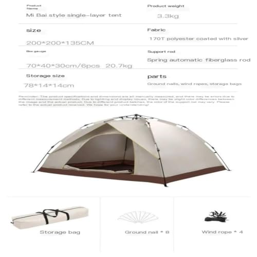 Carpa ligera y espaciosa para camping al aire libre miniatura 2