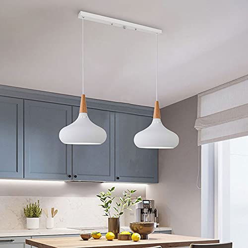 Lustre suspension macaron gris en métal pour éclairage de plafond