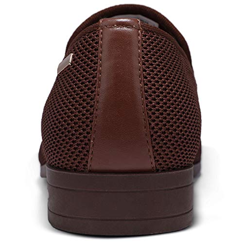 Image of UUBARIS Mens Dress Loafers Tuxedo Suit Slip on Shoes