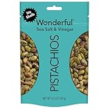 Pistaches sin cáscara tostados con miel Wonderful Pistachios 155 gr baja a su menor precio Wonderful Pistachios, Pistaches Sin Cáscara, Con Sal de Mar y Vinagre, 155g, Bolsa Resellable, Snack