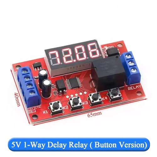 Relais temporisé DC 5V 12V 24V 10A pour commande LED