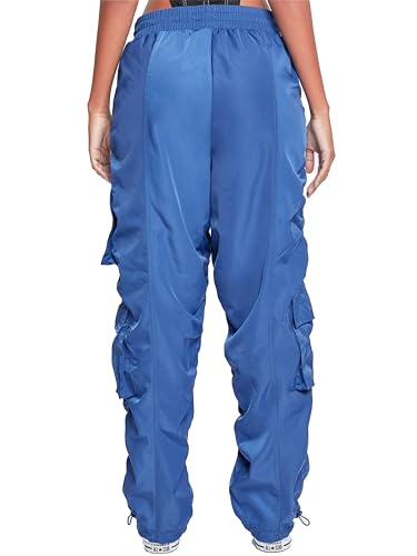 YMI Womens Jeans Women's Rouched Nylon Cargo Joggers3