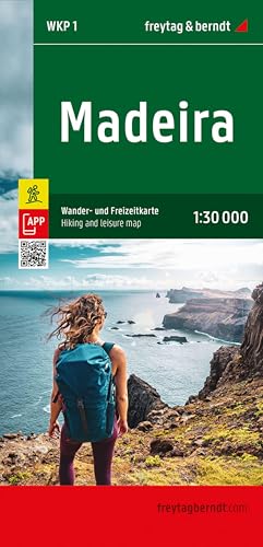Madeira, Wander- und Freizeitkarte 1:30.000, freytag & berndt: Mit APP (freytag & berndt Wander-Rad-Freizeitkarten, Band 1)