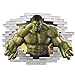 Onsinic Wandaufkleber Superhelden Hulk Vinyl Kunst Home Für Kinder Junge Schlafzimmer Poster Kindergarten Dekor Aufkleber