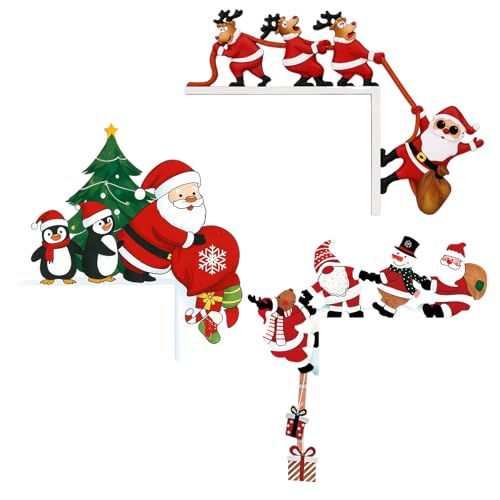 Weihnachtsdeko Wohnzimmer Fenster 18 WangVipfei 3 Weihnachtsdekorationen Für Türrahmen, Inklusive...