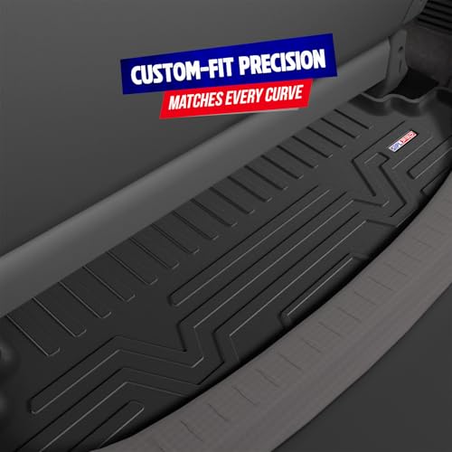 Image of 3D TPE Car Boot Mat for Brezza (2022 Onwards) Custom Fit, Heavy Duty & Anti-Slip Brezza Boot Mat | All Weather Resistant, Waterproof & Dustproof Trunk Liner, Car Dicky Mat