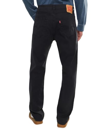 Image of Levi's, Mens, 505 Regular, Mineral Black, 34 x 32