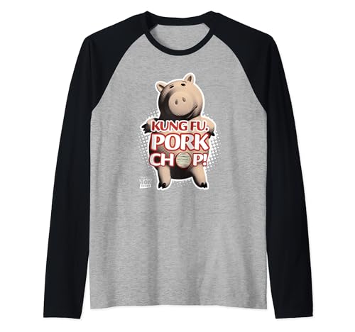 Image of Toy Story Kung Fu Pork Chop Raglan Baseball Tee