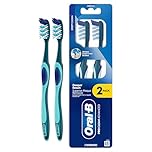 ORAL-B PRO-Clean Advanced Manual Toothbrush – Deep Cleaning & Plaque Removal – Medium Bristles, 2X