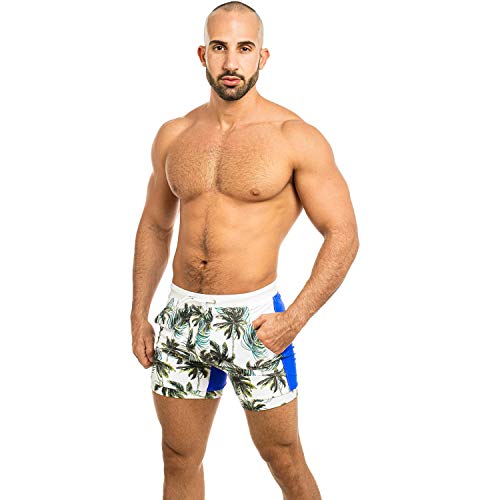 Taddlee Men's Swimwear Swimsuits Swimming Boxer Briefs Surf Board Trunks Pockets4