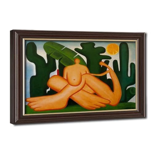 Anthropophagy par Tarsila Do Amaral impression sur toile pour décorer un bureau