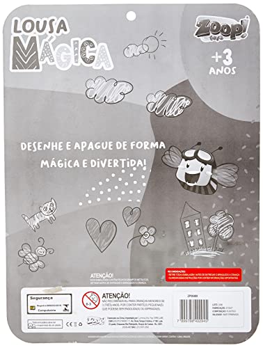Lousa Mágica Infantil Foguete com Caneta e Suporte, Zoop Toys, multi-colored
