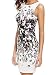 Floerns Women's Floral Bodycon Cocktail Party Summer Dresses Black Flower XL