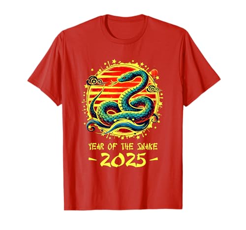 Increíble año nuevo tradicional chino de la serpiente 2025 Camiseta