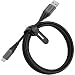 Produktbild OtterBox verstärktes, umflochtendes Premium USB-A auf USB-C Kabel, Ladekabel für Smartphone und Tablet, Ultra-Robust und getestet auf Biegsamkeit und Flexibilität, 2M, Schwarz