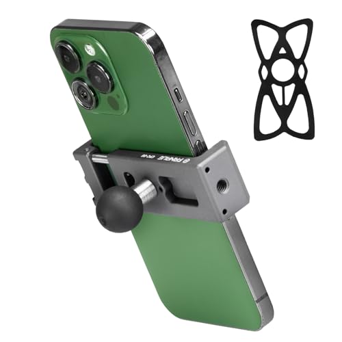FANAUE Aluminum Phone Holder with 20mm Ball with 360° Rotation Smartphones with a Width of 5.5