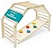 Produktbild KLETTERKIND Klettergerüst Indoor | Kletterdreieck mit Rutsche für Kinder | Pikler Dreieck mit Rutsche für Indoor | Spielzeug ab 3 Jahr | Made in Germany