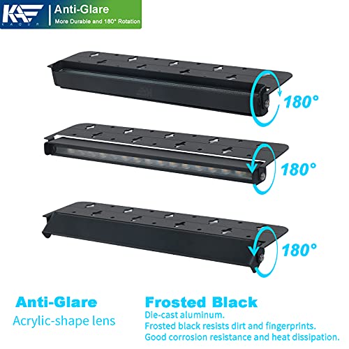 Kaqur 12 Inch 3W Led Integrated Hardscape Paver Lighting,12V Ac/Dc Low Voltage Landscape Lights,Retaining Wall Lights,Ip65 Outdoor Step Light,2700K Soft White,Etl Listed,50,000 Hours Lifespan,8-Pack #TOP3