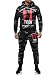 Produktbild OneRedox Herren Jogginganzug Sportanzug Modell 979 Camouflage Camou Black S