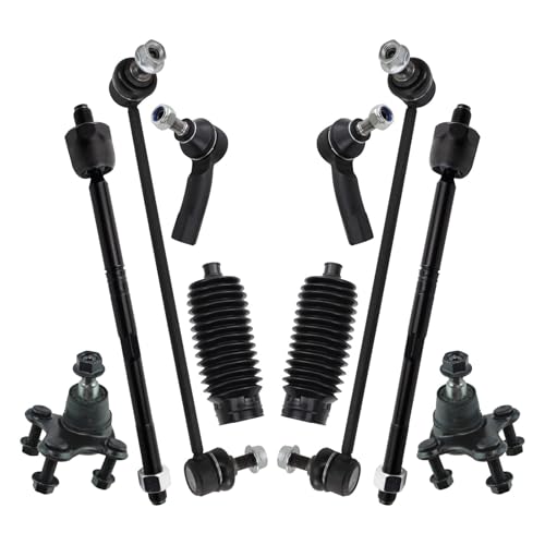 TRQ Front Steering & Suspension Kit Compatible with 2015-2020 Audi A3 2015-2019 A3 Quattro 2016-2018 A3 Sportback e-tron S3 2009-2017 Volkswagen CC 2015-2017 GTI 2006-2010 Passat