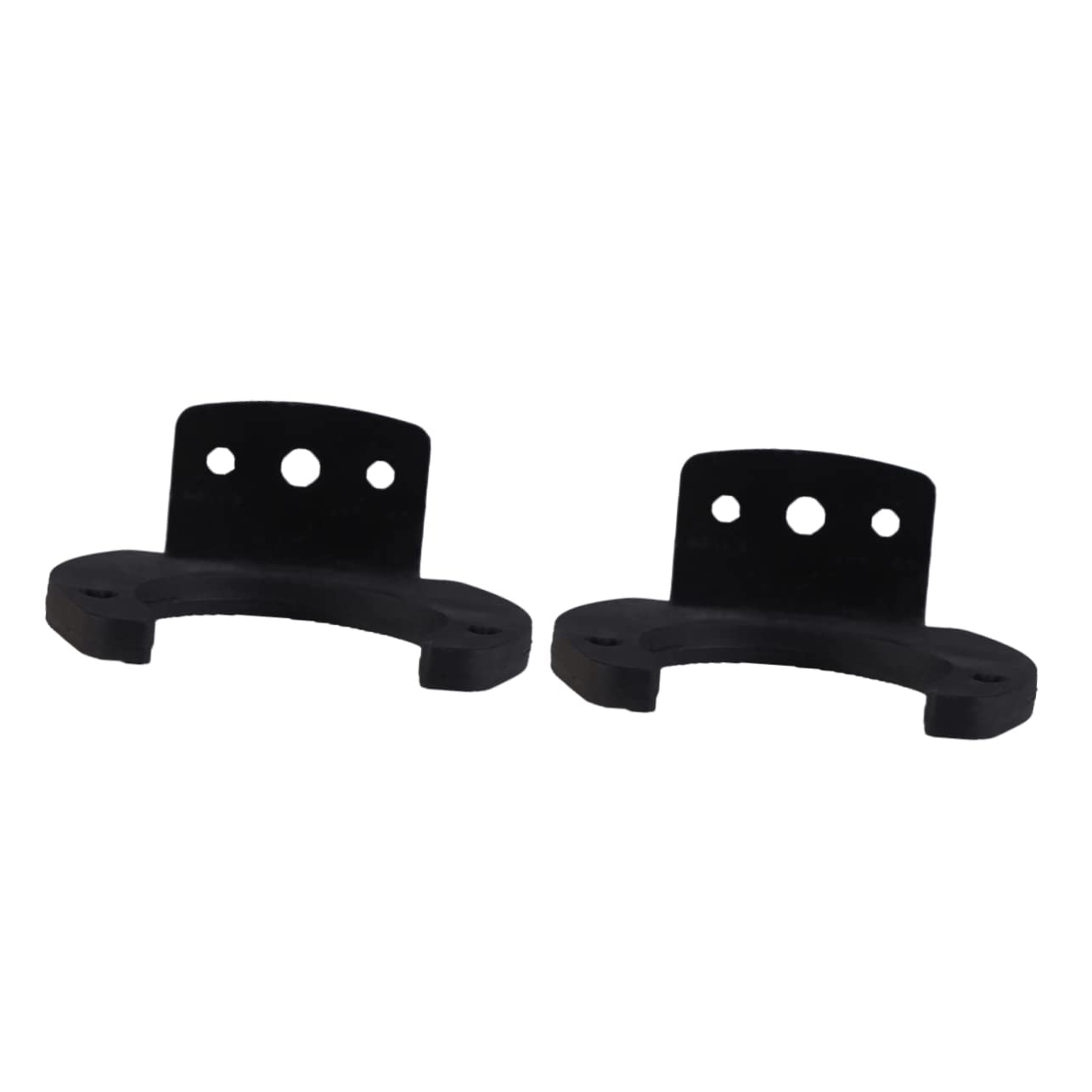 YARNOW 2Pcs Microphone Wall Hangers Black Mic Wall Mount Holders for Easy Installation Space Saving Storage for Ktv and Home Use Durable Design for Secure Microphone Support