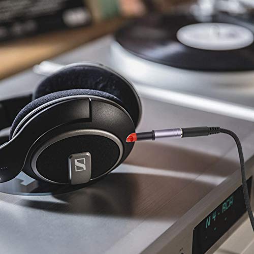 Image of ath m50x 3.5mm to 2.5mm Adapter Compatible with Audio-Technica ATH-M40X ATH-M50X ATH-M60X ATH-M70X, Sennheiser HD598 HD518 HD558 HD595 HD595 HD598se HD569 HD579 HD599 Headphone Jack Adapter