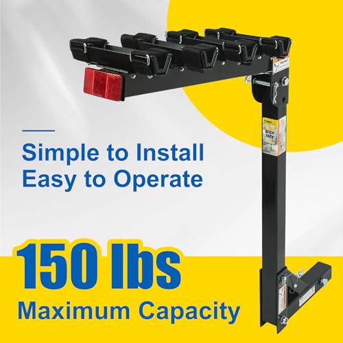 MaxxHaul 4-Bike Swing Down Rack