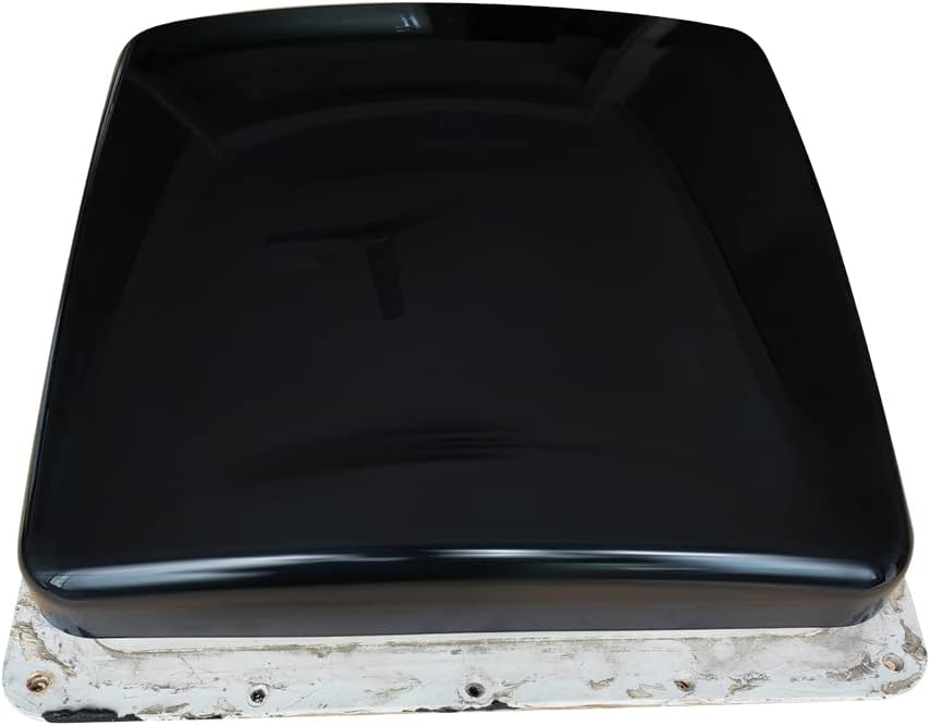 Rv Roof Vent Lid Dome Cover Remplacement compatible with Fantastic Fan with Screen (Smoke)
