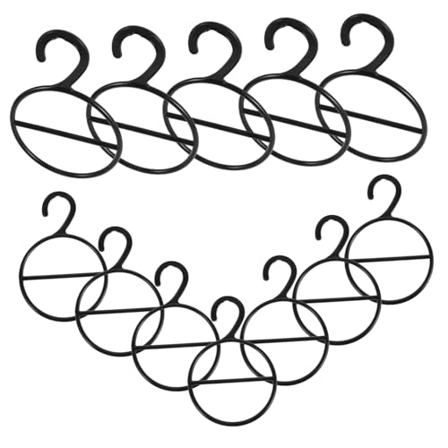 SOLUSTRE 12pcs Multifunctional Household Scarf Hangers Space Saving Clothing Rack Hooks for Organized Wardrobe Scarf Display Stands Fresh Color