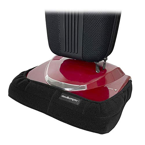VacuBumper - Bumper Guard for Upright Vacuums - Important - Bumper Fits Mid-Size Vacuums with Front Width: 12