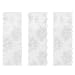 12 inch Cake Acrylic Buttercream Decorating Contour Comb Set of 3 for 6 Plus Patterns - Ribbon Wave Pleated Stripe Zig Zag SET A