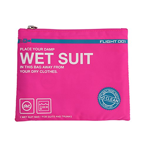 Flight 001 Go Clean Wet Suit Packing Bag, Pink, One Size