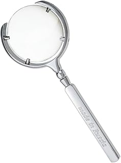 KOMBIUDA Lupa Russa Página Lupa Cúpula Lupa Viagem 8X Lupa Jóias Lupas Lupa De Bolso 8X Lupa Lupa Portátil Lentes Ópticas Livros Ferramenta Idosos